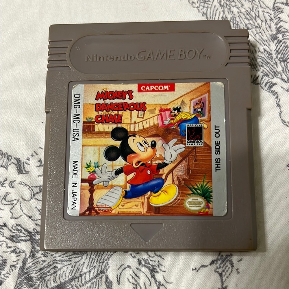 Nintendo Gray Game Boy Cartridge Mickey's Dangerous Chase